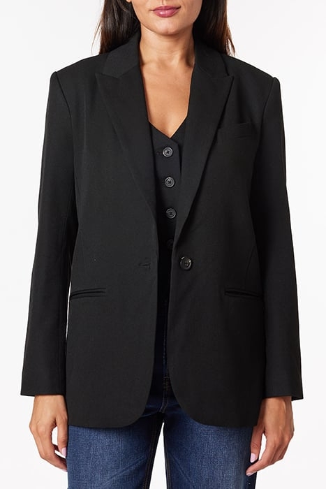SNGL BREASTED BOYFRIEND BLAZER BLACK 1
