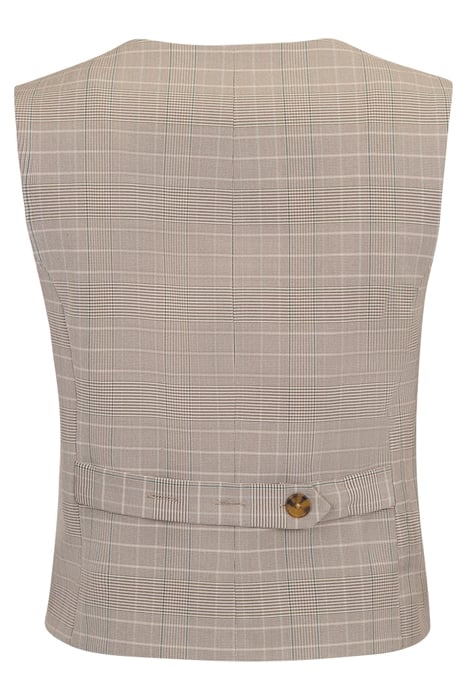 PLAID VEST MULTI PLAID 4