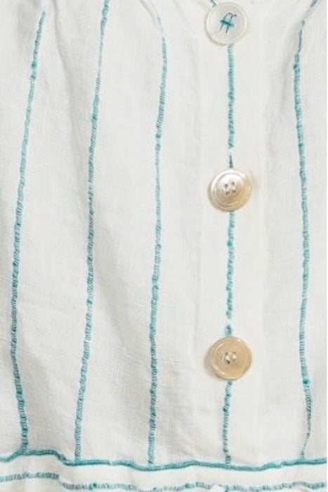 PINSTRIPE LINEN TOP ANTILLE 5