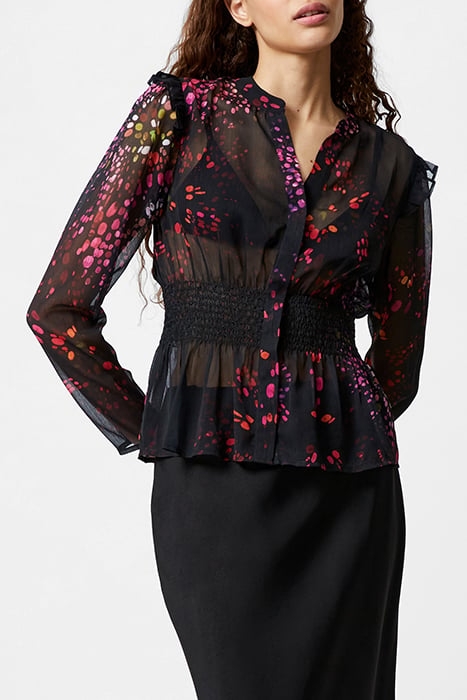 ELISE RUCHED WAIST BLACK 1