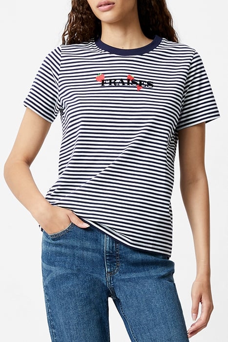 FC FRAISES STRIPE TEE MARINE 1