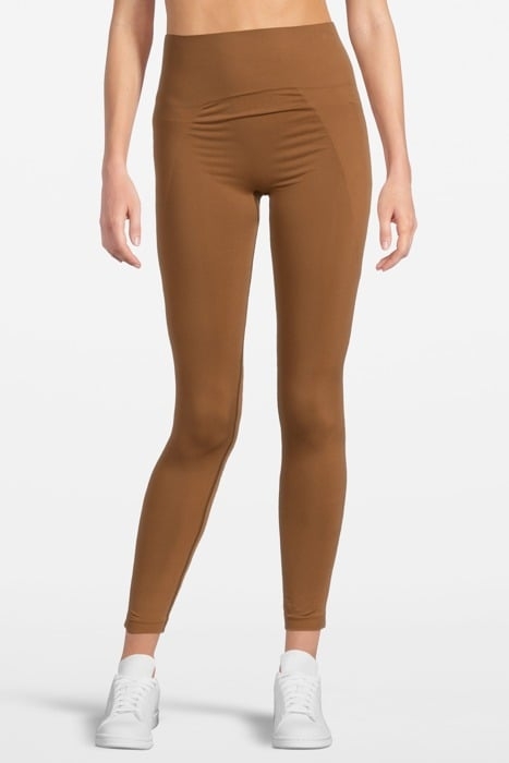 HIGH SEAMLESS LEGGINGS CARAMEL BR 1