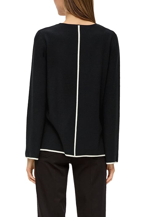 S.OLIVER PULLOVER GREY/BLACK 2