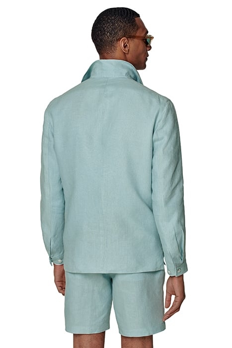 MINT BLUE RELAXED FIT SHIRT-JACKET MINT BLUE 2