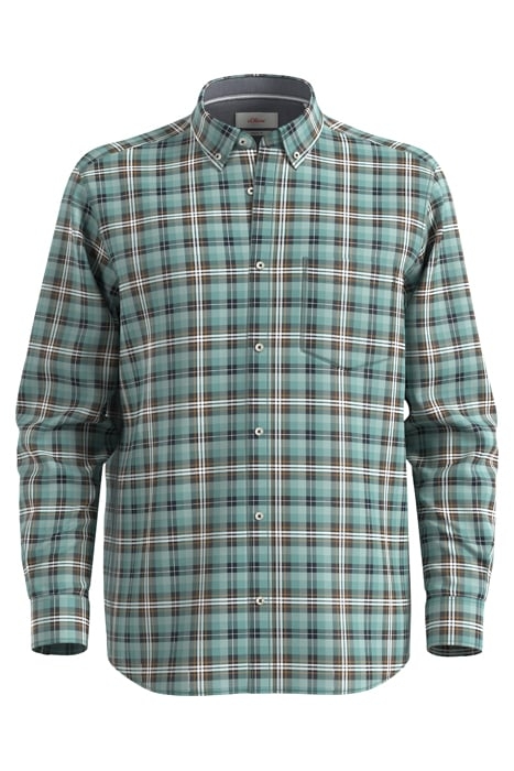 S.OLIVER SHIRTS BLUE GREEN CHECK 4