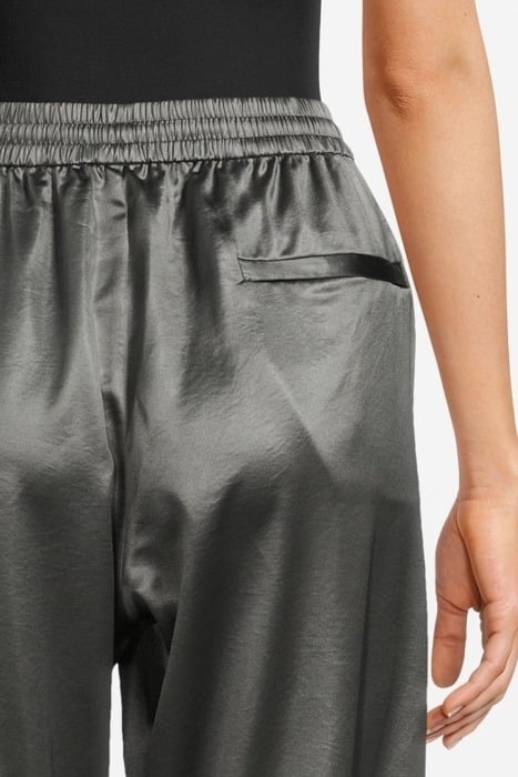 SHINY DRAPEY TRACKPANTS SAGE 4