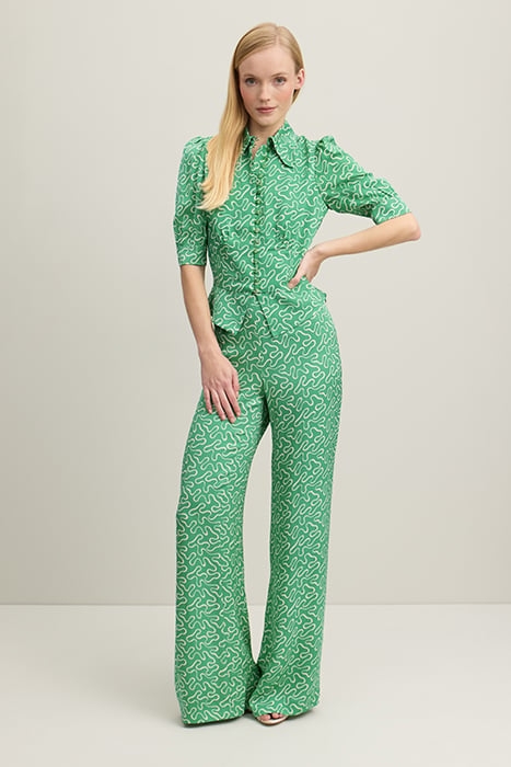 ELSIE SPOT BUTTON-DOWN SHIRT MULTICOLOR 2