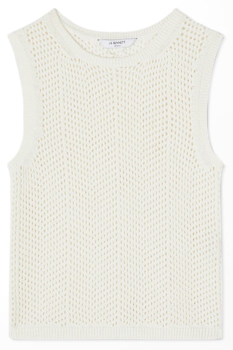 AVA CREW TANKS & CAMI PURE WHITE 3