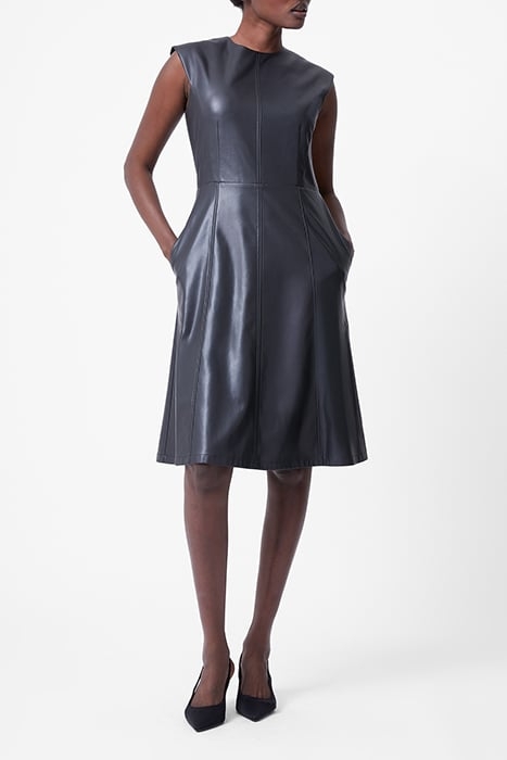 FAUX SLV LESS DRESS M BLACK 1