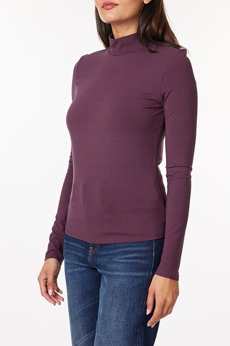LONG SLEEVE MOCK NECK PLUM PERFECT 4