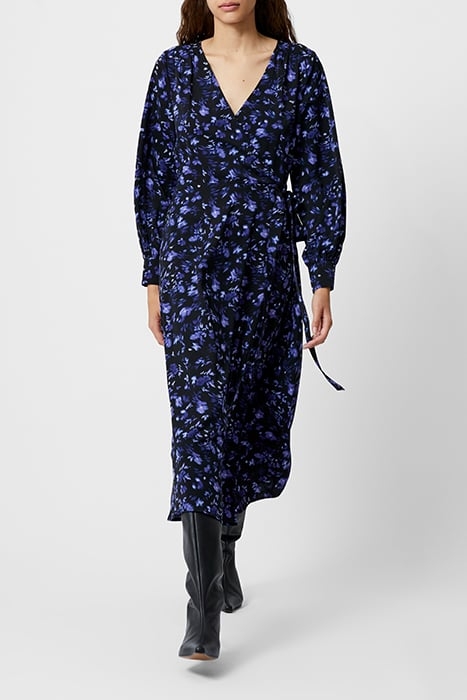 ADEN WRAP LS DRESS L MIDNIGHT 1