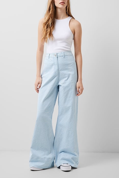 HADLEY ATEENA TWILL TROUSERS BLUE 1