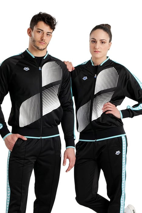 RELAX IV TEAM JACKET LOGO BLACK-WHITE-BLUE DIAMOND 8