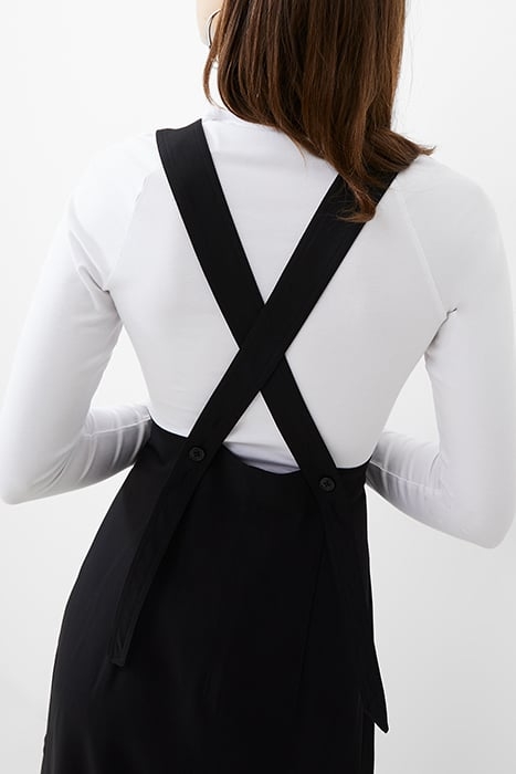 HARRIE SUITING MIDI DRESS BLACK 2