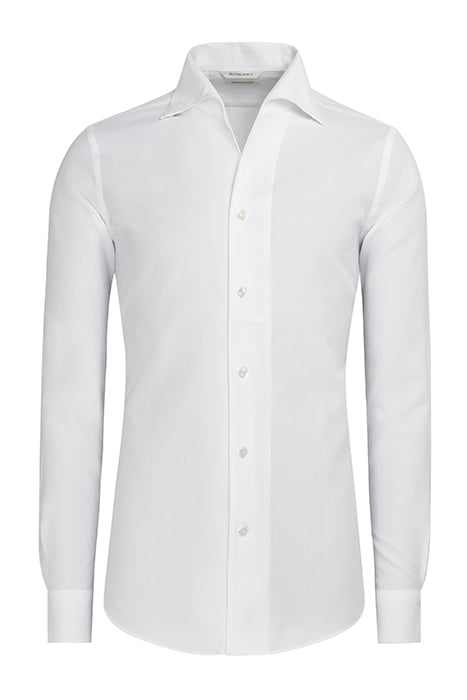 WHITE ONE PIECE COLLAR EXTRA SLIM FIT SHIRT WHITE 4