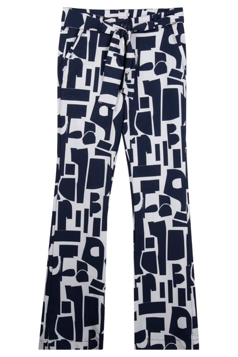 TRAVEL PANTS PASEO PRINT DARK BLUE WITH GALAXY 2.0 PRINT 1