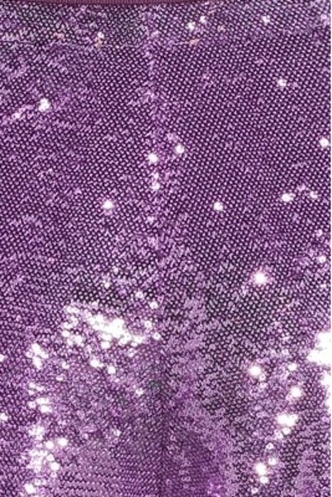 SEQUIN PALAZZO TROUSERS LILAC 5