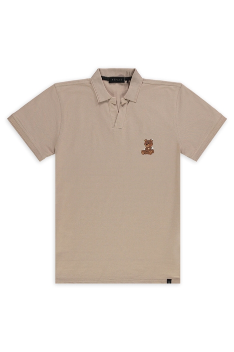 LOST TEDDY POLO TAUPE 1