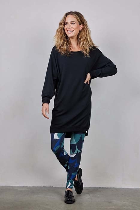 SWEAT DRESS LOU DARK BLUE 1