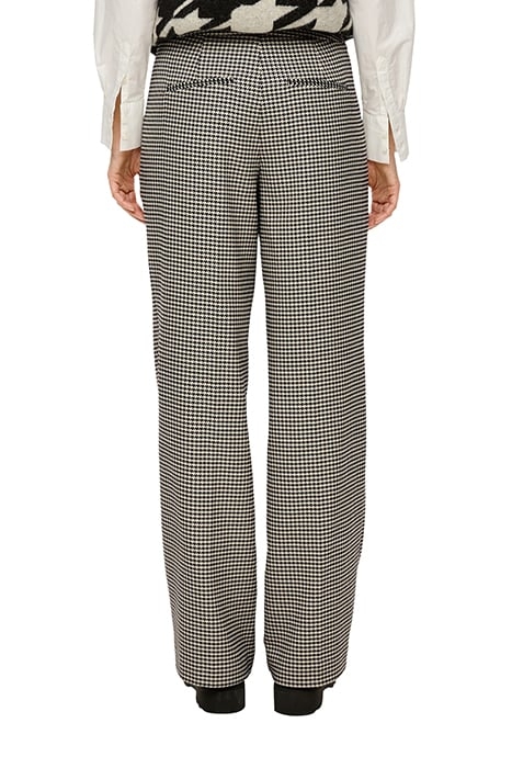 S.OLIVER PANTS GREY/BLACK 2