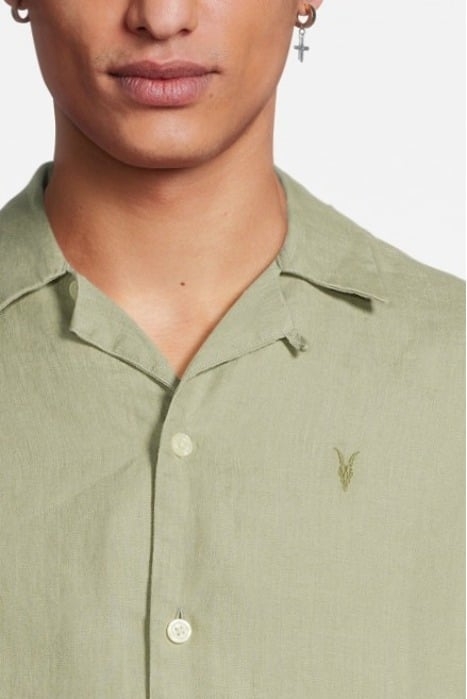 AUDLEY SS SHIRT HERB GREEN 4