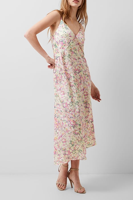 DONNA IRWEN HAMMERED DRESS RED 1