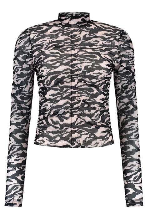 ZEBRA MESH TOP ROSE 2