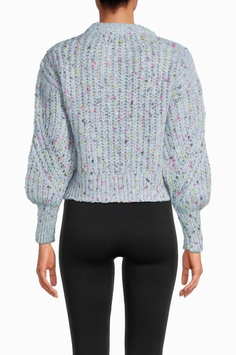 SHORT LIGHT BLUE NEPS SWEATER 2