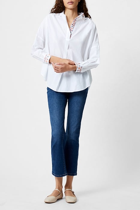 EMBROIDERED LS POPOVER WHITE 1