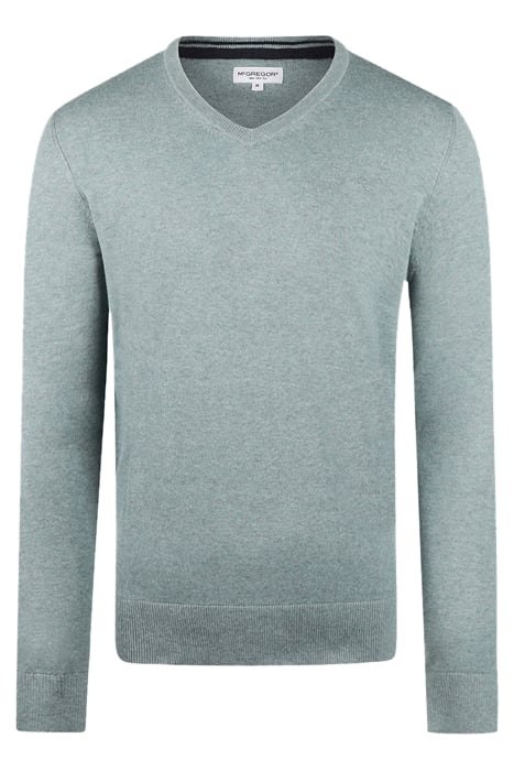 V-NECK SWEATER DARK SAGE 1