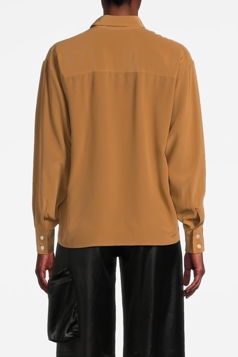 SILK SHIRT BUTTERSCOT 2