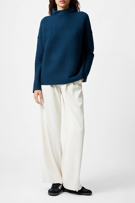 BABYSOFT RIB MOCK NECK JUMPER MARINE 2