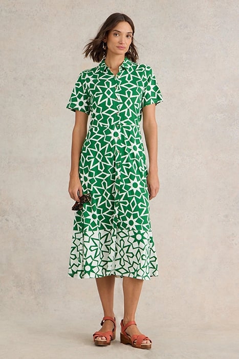 RUA JERSEY SHIRT DRE GREEN PRINTED 1