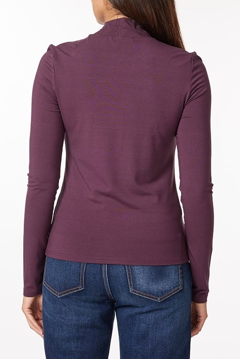 LONG SLEEVE MOCK NECK PLUM PERFECT 3
