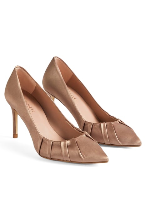 FLORENA PLEATED PUMP MOCHA 2