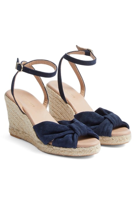ANGELA WEDGE ESPADRILLES NAVY 2
