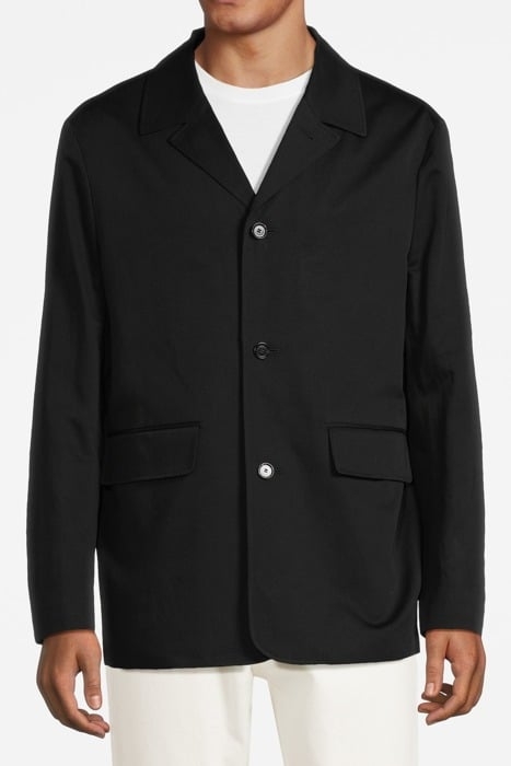 M. NATE LINEN JACKET BLACK 1