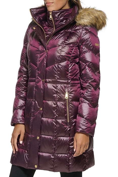 ZPFRT WAISTED DOWN DEEP PLUM 4