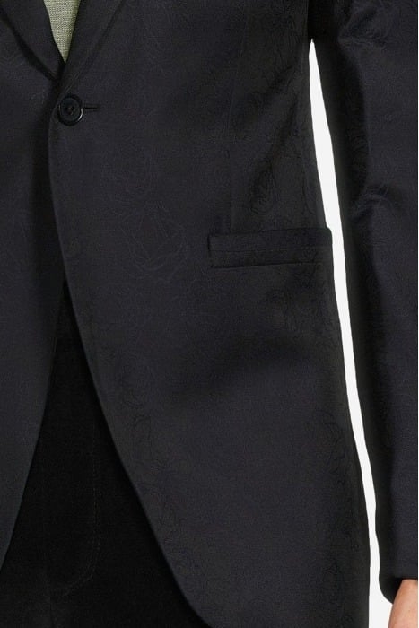 JAKE FIT - ONE BUTTON NOTCH LAPEL TEXEDO MIDNIGHT 4