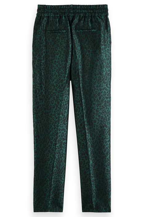MAIA - MID RISE TAPERED LEG LEOPARD JACQUARD JOGGER CREATURE 4