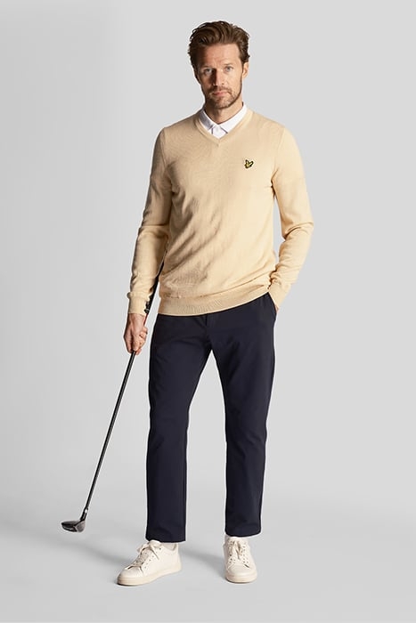 GOLF V NECK PULLOVER SAND DUNE 3