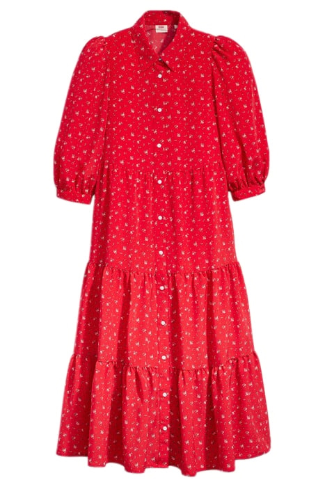 CYNTHIA DRESS SHIRT RED 3