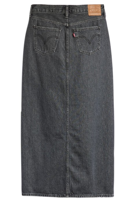 ANKLE DENIM SKIRT GREY 4