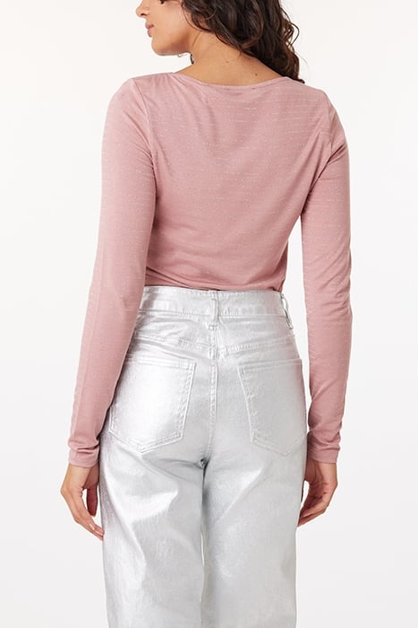 LS KNIT TOP LILAS / SILVER 2