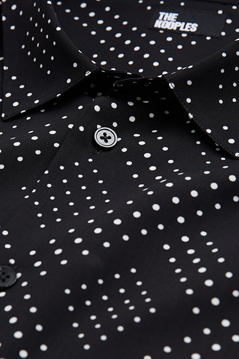 CHEMISE SLIM D BLACK WHITE 2