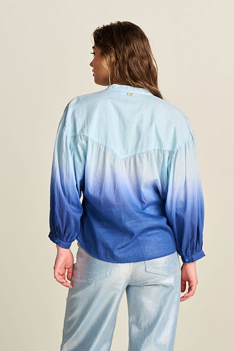 BLOUSE - FADED INK BLUE BLUE 2