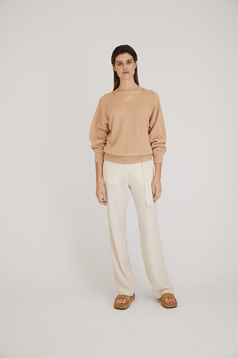 SUMMER ALPACA PULLOVER SIMPLY TAUPE 1