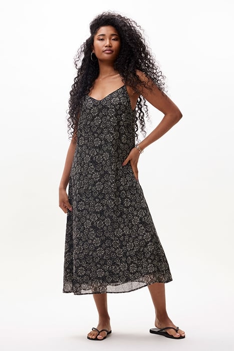 RELAXED STRAP DRESS BLACK 1