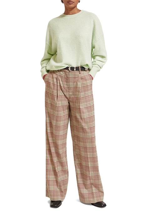 FUZZY CREW NECK PULLOVER LIGHT MINT 3