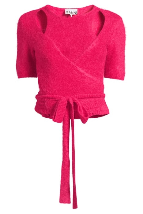 BRUSHED ALPACA WRAP BLOUSE LOVE POTION 3